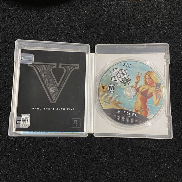 Grand Theft Auto V GTA 5 (PlayStation 3) Complete - CIB, With Map (PS3 2013) - Picture 6 of 8